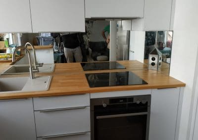 crédence miroir apres