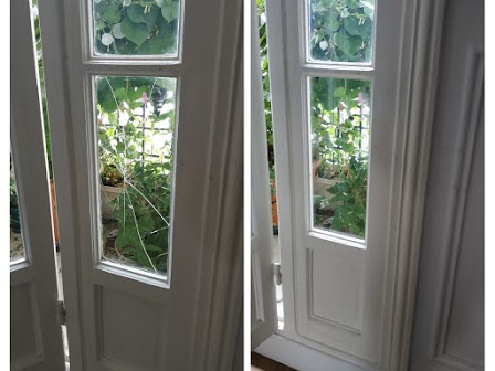 M D 2 fenetre bois vitre simple cassé vitrier paris