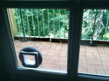 Jean-pierre Richide 4 porte vitrée chatiere